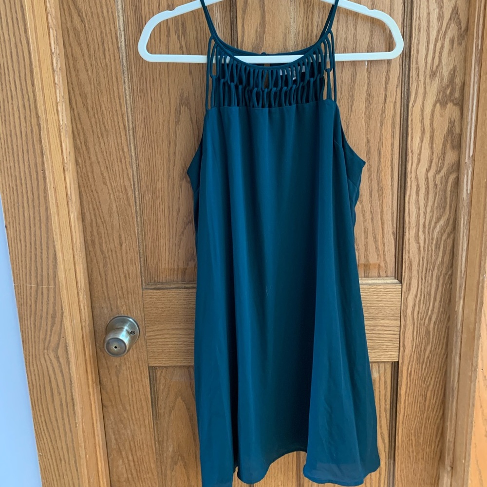 Dark green dress